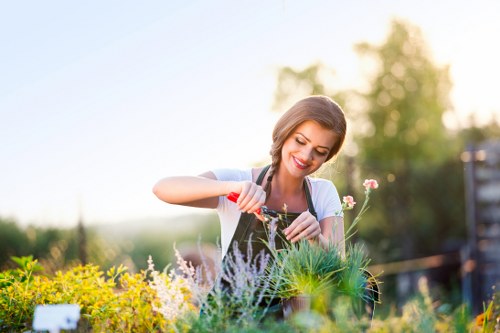 Local gardeners working on a Slade Green garden in spring