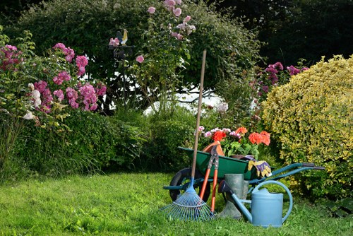 Professional gardeners in Slade Green prioritising insurance and safety